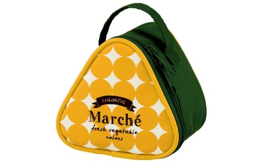 保冷おにぎり型ランチバック （内側アルミ蒸着） KONC2 マルシェ かぼちゃ おにぎりケース おにぎりポーチ コンビニおにぎり 三角おにぎり おむすび お握り ご飯 保冷仕様 スケーター 408717 奈良県 奈良市 skt118