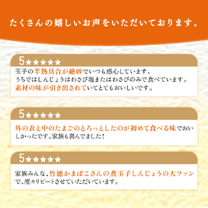 煮玉子しんじょう 8個詰合せ しんじょう おつまみ つまみ 練り物 8個 詰め合わせ セット 煮卵 卵 たまご 玉子 新潟