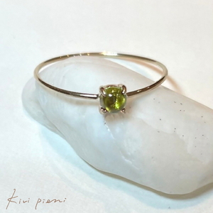 【9号】【天然石ジュエリー】 ペリドット k10(10金）リング◇ ※着日指定不可