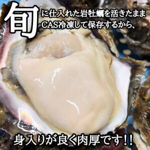 先行予約 XXLサイズ!天然岩牡蠣6kg(7～12個・特上殻付き生食用)CAS冷凍カキ