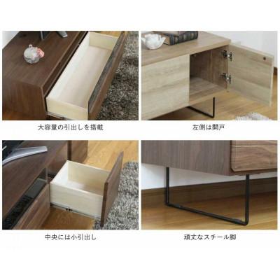 ふるさと納税 大川市 180幅テレビボード　準完成品　ウォールナット柄　ブラウン系 |  | 03