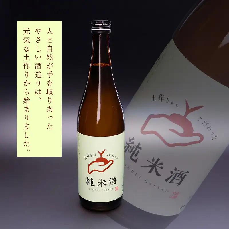 銀嶺月山 こだわり梅酒と純米酒セット（720ml×2本）　016-E-GS025