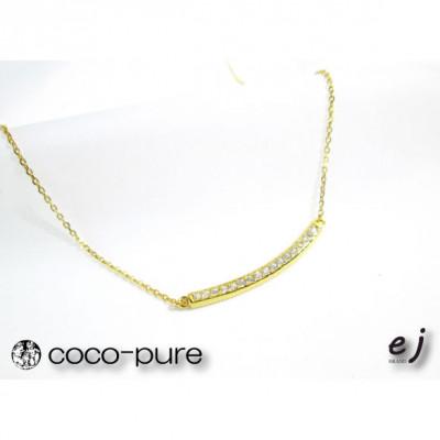 ふるさと納税 南アルプス市 ejブランド『coco-pure』K18YGダイヤ17石0.20ct ユーラインネックレス |  | 02