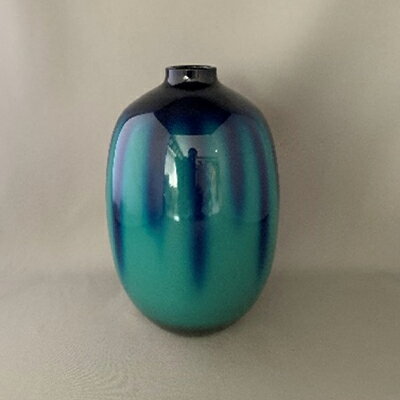 【ふるさと納税】【高岡銅器】碧彩7号　民芸品 工芸品 伝統技術 インテリア 銅製