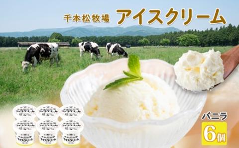 栃木県 千本松牧場 アイスクリーム 6個 牛乳 生乳 ミルク 搾りたて 搾乳 新鮮 アイス 濃厚 甘い さっぱり すっきり なめらか デザート スイーツ おやつ 人気 グルメ ご褒美 ns040-008