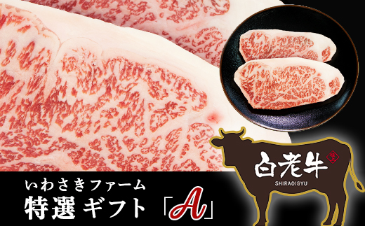 いわさきファーム白老牛　特選ギフト「Ａ」セット AB010 