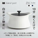 【ふるさと納税】best pot（ベストポット）IH対応（20cm）モラトゥーラ　四日市萬古焼　ばんこやき　鍋　省エネ　耐久性　人気　メディア 　ごはんがおいしい 使いやすい　時短　人気割烹愛用　無水調理　耐熱調理　蓄熱調理　節約　シチュー　米　ごはん　旨み　うまみ