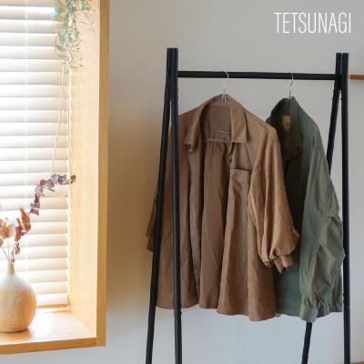 ふるさと納税 燕市 【TETSUNAGI】スチール　ハンガーラック　ブラック |  | 03