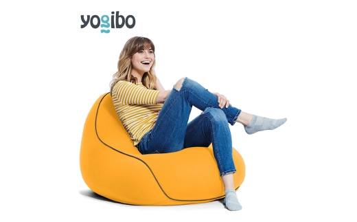 
                  ビーズクッション ヨギボー ラウンジャー アンバーゴールド Yogibo Lounger 1人掛け 背もたれ ローソファ パーソナルチェア 洗えるカバー 一人暮らし インテリア ギフト プレゼント おしゃれ おすすめ 結婚祝い [№5385-1372]
                