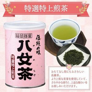 【 母の日ギフト 】 八女茶100％ 特上煎茶 入り「ありがとう」缶 特選特上煎茶 感謝のメッセージカード ミニカーネーション 付き＜岩崎園製茶＞　075-052