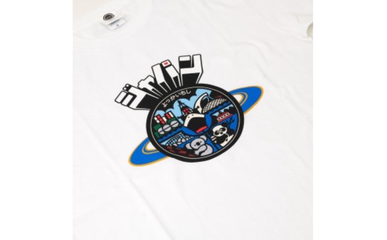 四日市市 マンホールTシャツ 白 サイズS 白 サイズS