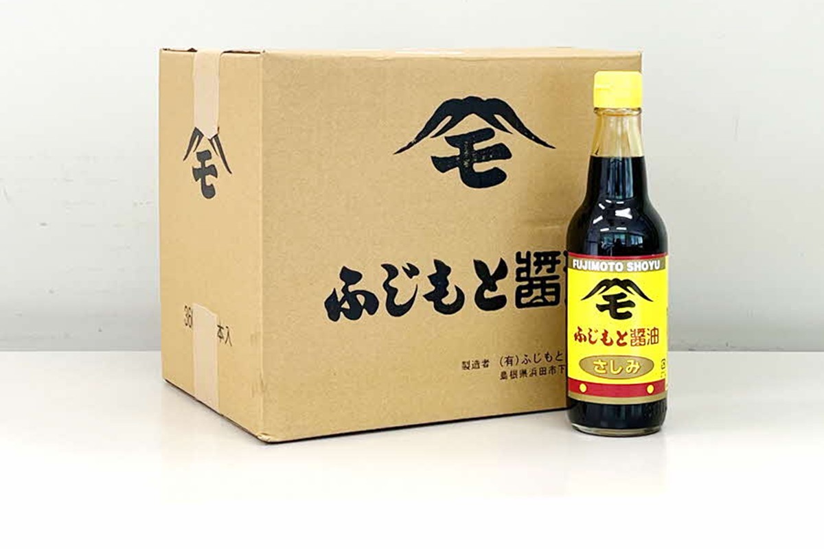 浜田自慢 ふじもと さしみ醤油 360ml×12本 【2027】