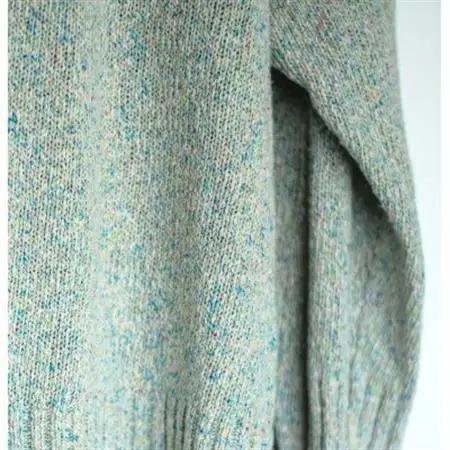 【ezu】color field sweater unabara /天然繊維◆海原◆Mサイズ【1720351】