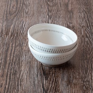 小石原焼 カネハ窯 飛び鉋小鉢セット(シンプル) AA85
