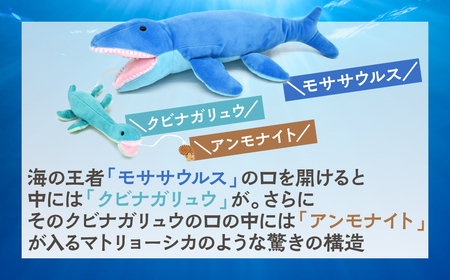 恐竜ぬいぐるみ 食物連鎖 海竜編 MKWG039