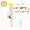 【ふるさと納税】うちの子専用肉球 Bigリップクリーム 《 ペットグッズ 愛犬 ケア 国産みつろう100% オーガニック スティックタイプ 大容量 オーガニック ホホバオイル 》