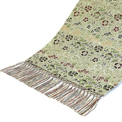 ふるさと納税 京都市 【龍村美術織物】早雲寺テーブルセンター(1号サイズ・銀)