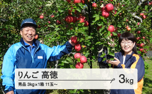 
                  《先行予約》令和8年産 2026年 山形県産 りんご 高徳りんご 秀品 約3kg(11~18玉) リンゴ F20A-974 ※沖縄・離島への配送不可
                