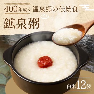 ふるさと納税 下呂市 鉱泉粥12食セット 鉱泉粥白米×12袋(1袋260g入)【91-4】