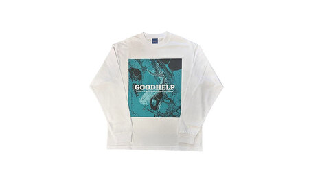 シャツ GOODHELP　ColoredCarp　L/S　T-shirt　white Tシャツ ロンT 鯉 寒川町