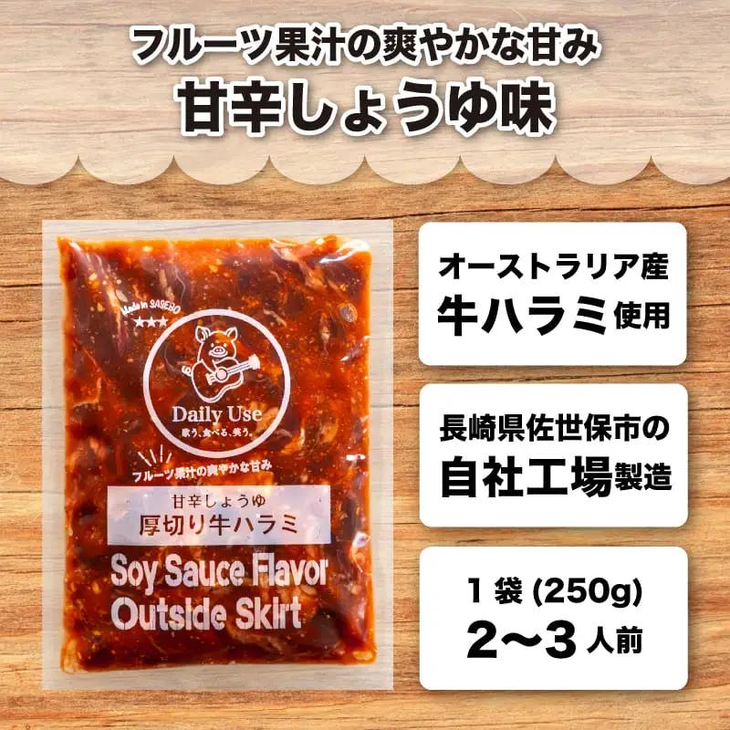 【厚切り×大容量】 ハラミ 1.25kg (250g×5） E234-x