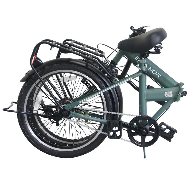 CHACLE EMA NOR 20インチ ノーパンクタイヤ自転車 マットカーキ