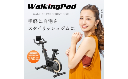 WalkingPad Sprint Bike (ブラック)｜エアロバイク フィットネス ダイエット 運動 [1558]