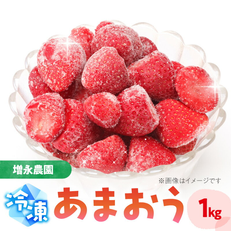 【ふるさと納税】【増永農園】 冷凍あまおう 1kg 国産 冷凍いちご 美味しい 冷凍 イチゴ 1キロ スイーツ作り 冷凍フルーツ 福岡県 八女市