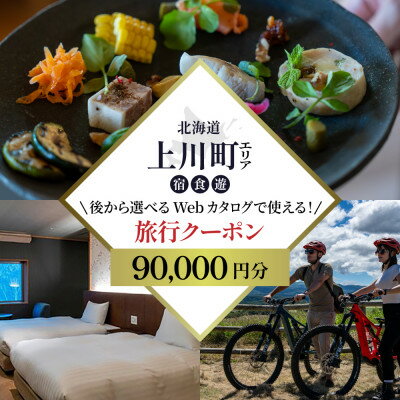 【ふるさと納税】【北海道ツアー】上川町 後から選べる旅行Webカタログで使える!旅行クーポン 9万円分【1181758】