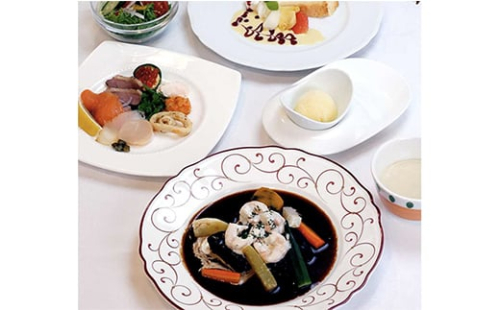 特製ディナーセット (魚介類 加工食品 燻製 洋食 惣菜 サーモン ホタテ 牡蠣) [0040]