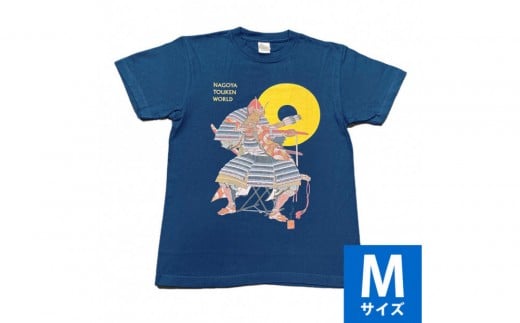 オリジナル【加藤清正Tシャツ】Mサイズ（ネイビー）／名古屋刀剣博物館