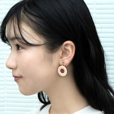 ふるさと納税 多治見市 【美濃焼】えんピアス『桜』【七窯社】 |  | 02