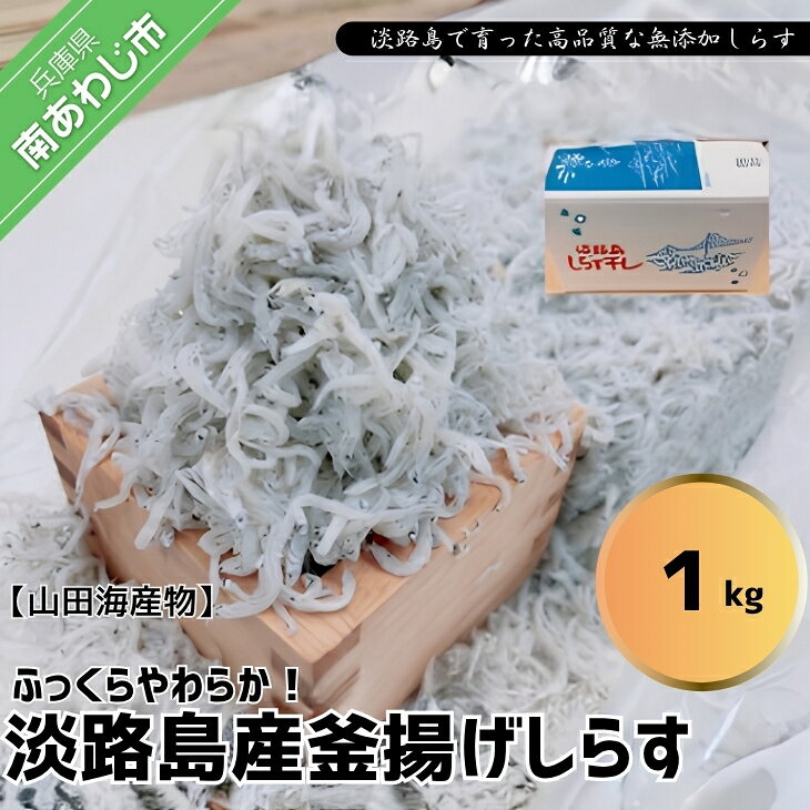 【ふるさと納税】淡路島のふっくらやわらかい「釜揚げしらす干し」 1kg入り