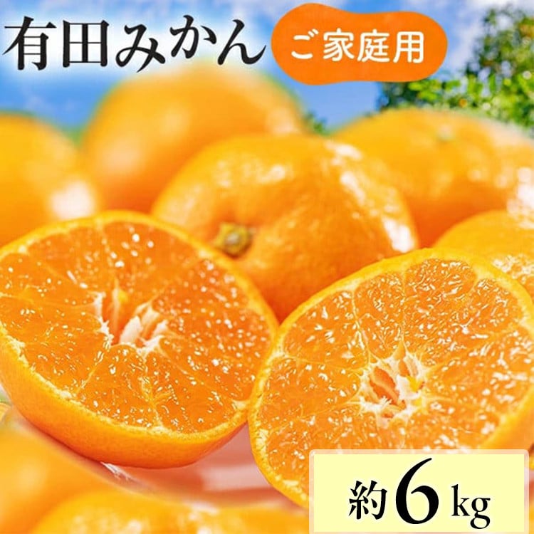 
            【先行予約】【数量限定】濃厚有田みかん(ご家庭用) 約6kg+300g(保証分) ※2024年12月上旬～12月下旬頃発送 ※北海道・沖縄・離島への配送不可
          