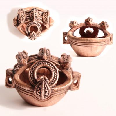 ふるさと納税 山梨県 【Do_goods】縄文時代の愛らしい　ツチノコ釣手土器　純銅製ミニオブジェ　659-722 |  | 01