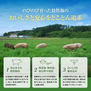 北海道産放牧豚 無添加ウインナーセット【12000202】