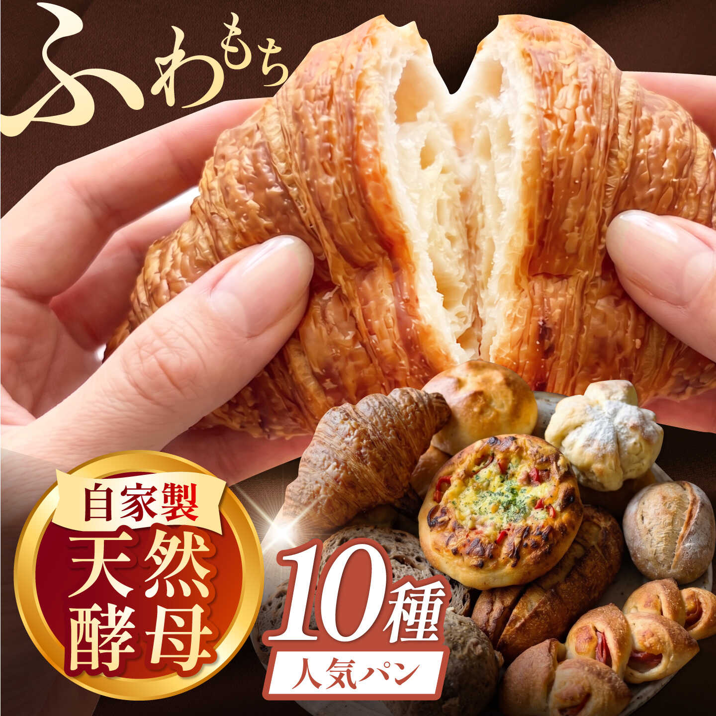 【ふるさと納税】RENZO 人気パン10種セット / 天然酵母パン パン パンセット セット 冷凍 食事パン 惣菜パン ハード系 ハードパン 菓子パン 詰め合わせ / 蓮三[AHEN002]