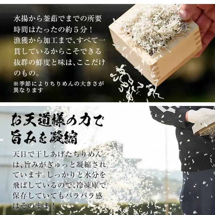 天日干し ちりめんじゃこ 約400g 小分け ちりめん　【00-007-01】
