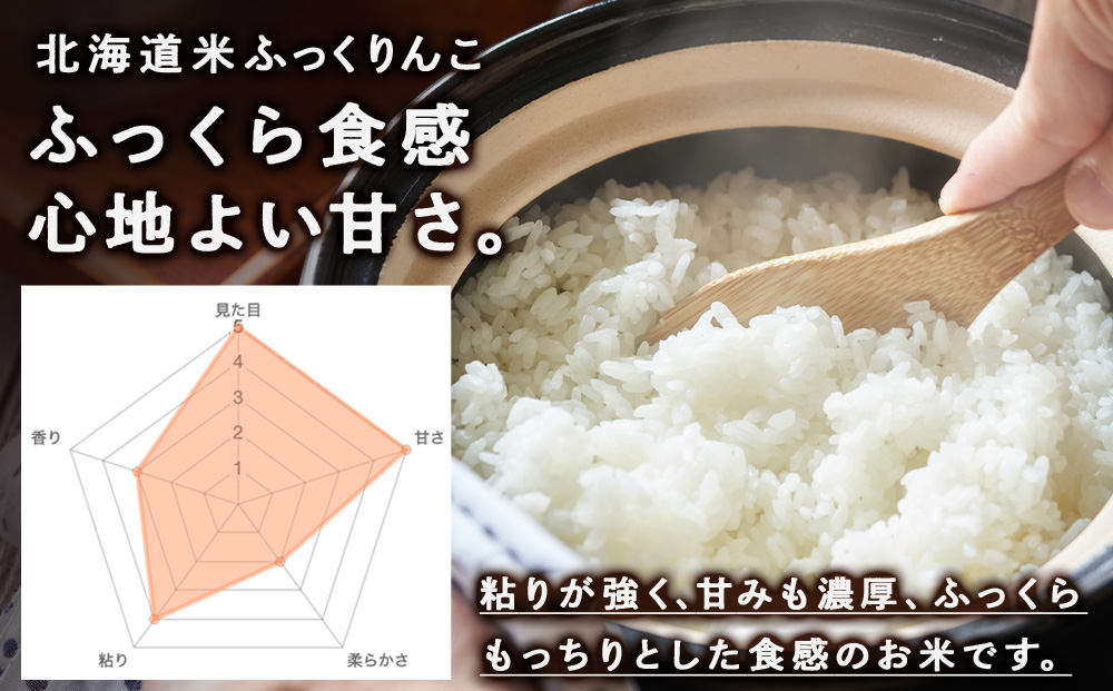 新米予約【定期便6回】 ふっくりんこ 5kg 【JA新はこだて】 知内町 ふるさと納税 玄米 こめ 北海道産お米 北海道米 美味しいお米 北海道産米 ブランド米