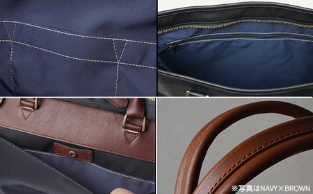 トートバッグ＜ブラック＞　【12203-0406-1】