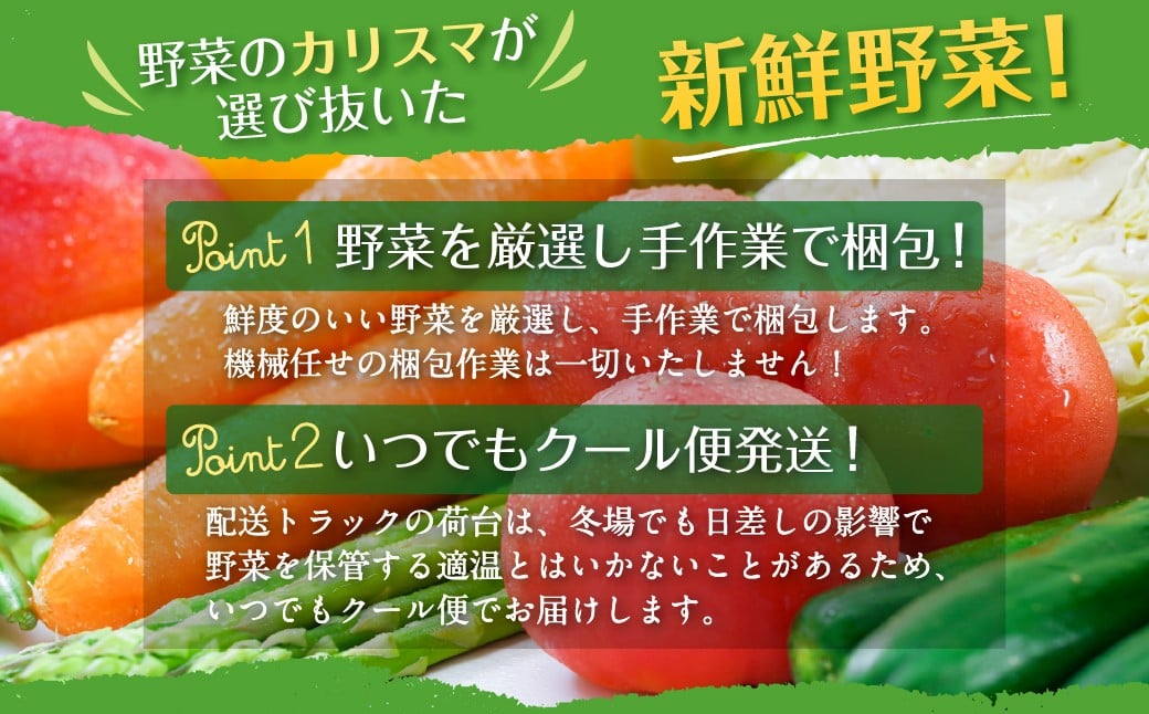 【定期便 毎月コース】 野菜のプロ40年が届けるこだわり野菜セット！ 7～8品目