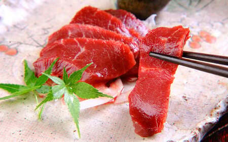 熊本肥育 上赤身馬刺しセット 500g （50g×10パック） 馬刺し 刺し身 赤身 馬 馬肉 お肉 肉 刺し身醤油付 醤油