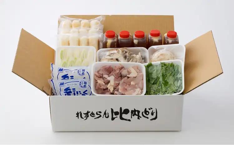 比内地鶏きりたんぽ鍋セット（５人前）　180P1508【れすとらん比内どり（ 比内物産開発）】
