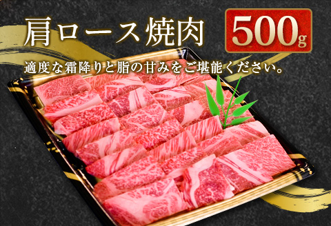 宮崎和牛『齋藤牛』特選肩ロース焼肉＆スライス 合計1kg【D117-60】