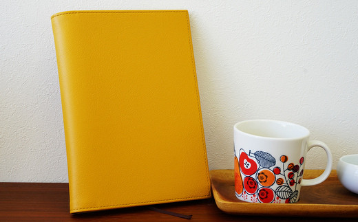 No.233-07 PVCレザーノートカバー「kanon」A5用（ライトブルー）