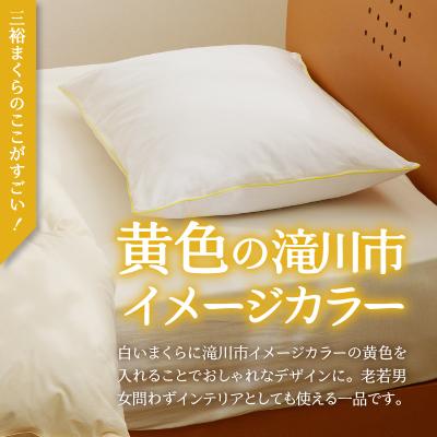 ふるさと納税 滝川市 【国内ホテル・旅館70%シェア】寝具2点セット(ダブル)国産 羽毛掛け布団 枕 生地 綿100% |  | 02