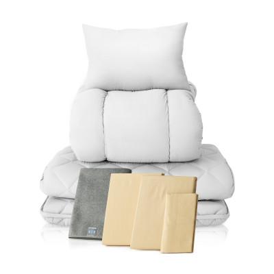 ふるさと納税 小山市 APHRODITA　寧々布団セット7点シングルロング カバーベージュ日本製 創業150年の信頼と実績