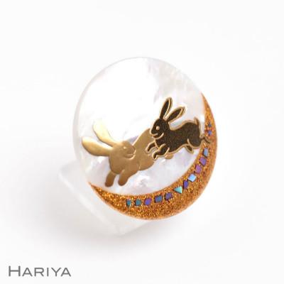 ふるさと納税 加賀市 二兎蒔絵 白蝶貝ブローチ |  | 02