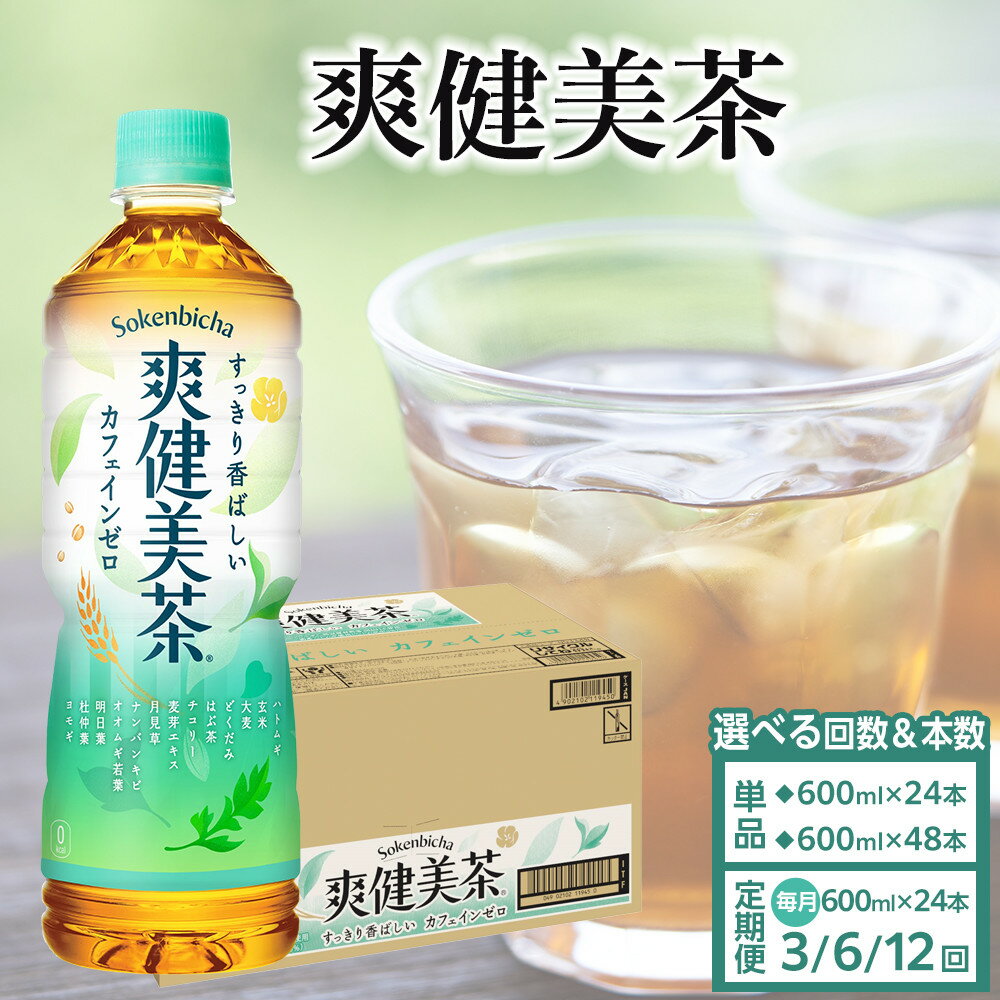 【ふるさと納税】コカ・コーラ 爽健美茶 600ml 選べる本数 24本 or 48本 | コカコーラ 茶 お茶 おちゃ ペットボトル PET 飲料 飲み物 ドリンク 人気 おすすめ 送料無料 お取り寄せ そうけんびちゃ 和歌山県 海南市