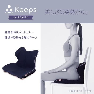 ふるさと納税 近江八幡市 【nishikawa/西川】Keeps クッション for beauty ネイビー
